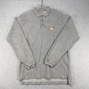 Iron Knights Athletics Shirt Mens‎ Large Pittsburgh Steelers Fleece Retro 1998